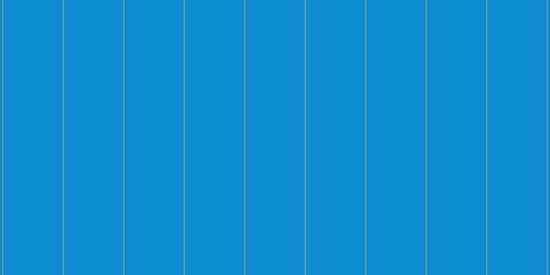 #0c8bd2, #67a393 vertical lines, two pixels wide, eighty-six pixels apart