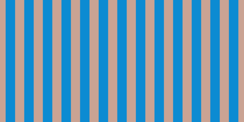 #0c8bd2, #caa393 vertical lines, thirty pixels wide, thirty-one pixels apart