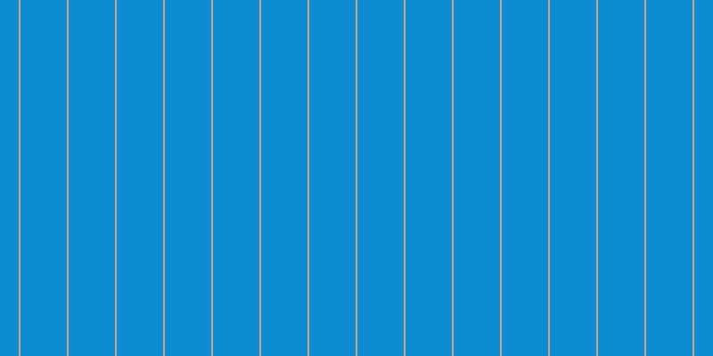 #0c8bd2, #caa393 vertical lines, two pixels wide, fifty-two pixels apart