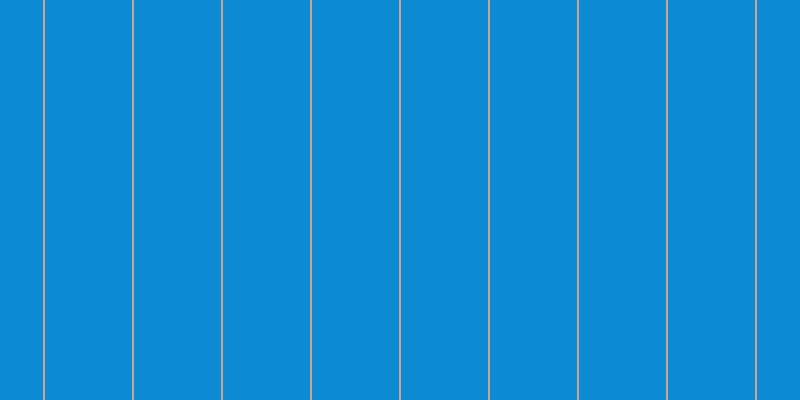 #0c8bd2, #caa393 vertical lines, two pixels wide, eighty-seven pixels apart