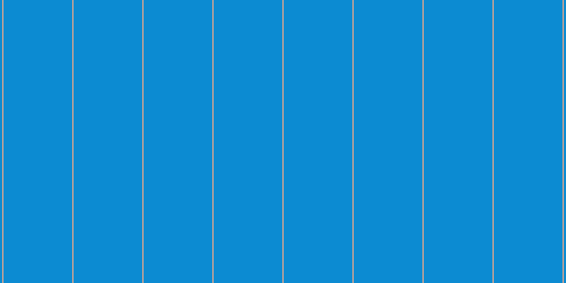 #0c8bd2, #caa393 vertical lines, two pixels wide, ninety-seven pixels apart