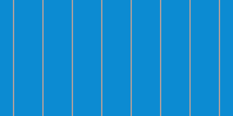 #0c8bd2, #caa393 vertical lines, four pixels wide, ninety-seven pixels apart
