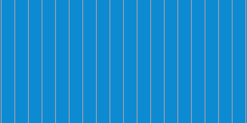#0c8bd2, #eba393 vertical lines, two pixels wide, forty-two pixels apart