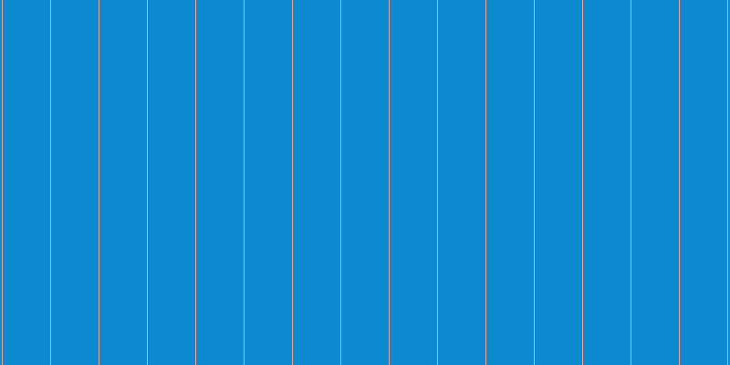 #0c8bd2, #eba393 vertical lines, one pixels wide, fifty-two pixels apart