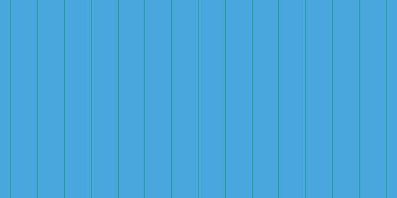#0c8bd2 (75%), #25a393 vertical lines, two pixels wide, fifty-two pixels apart
