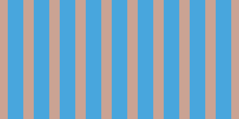 #0c8bd2 (75%), #caa393 vertical lines, thirty-five pixels wide, fifty-two pixels apart