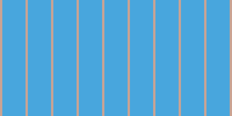 #0c8bd2 (75%), #caa393 vertical lines, eight pixels wide, eighty pixels apart