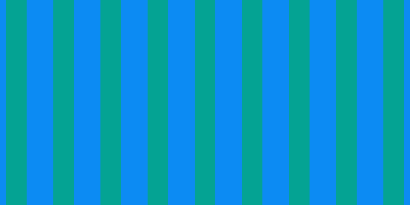 #0c8bf3, #04a393 vertical lines, forty pixels wide, fifty-two pixels apart