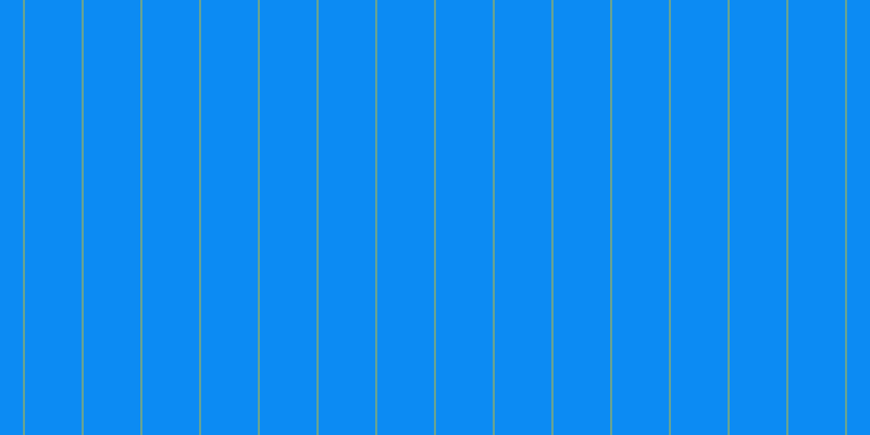 #0c8bf3, #67a393 vertical lines, two pixels wide, fifty-two pixels apart