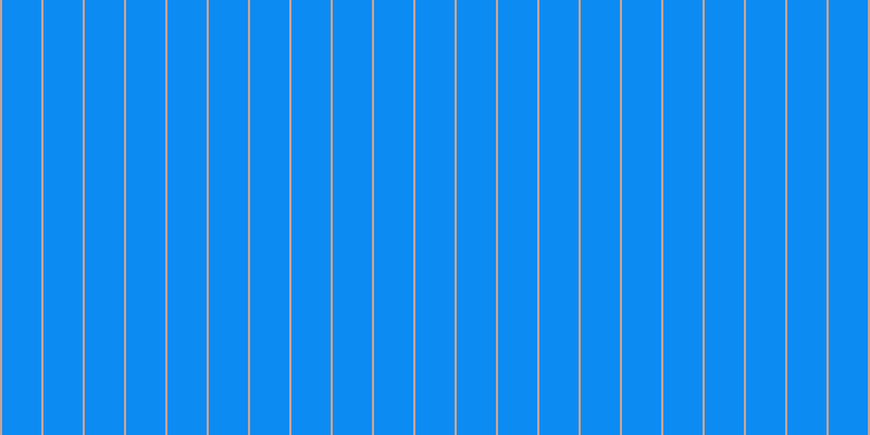 #0c8bf3, #caa393 vertical lines, two pixels wide, thirty-six pixels apart