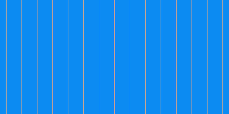 #0c8bf3, #caa393 vertical lines, two pixels wide, fifty-two pixels apart