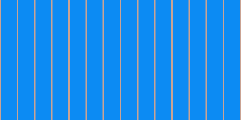#0c8bf3, #caa393 vertical lines, five pixels wide, fifty-two pixels apart