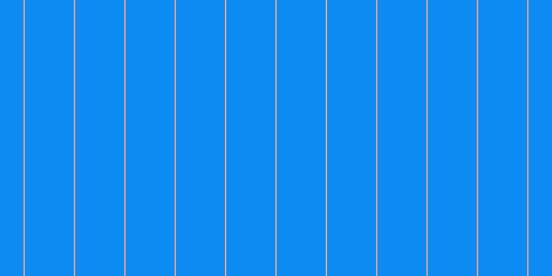 #0c8bf3, #eba393 vertical lines, two pixels wide, seventy-one pixels apart