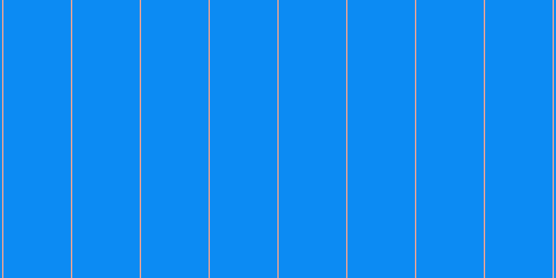 #0c8bf3, #eba393 vertical lines, two pixels wide, ninety-seven pixels apart