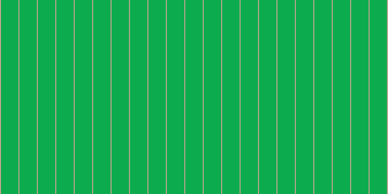 #0cac4e, #caa393 vertical lines, two pixels wide, thirty-six pixels apart