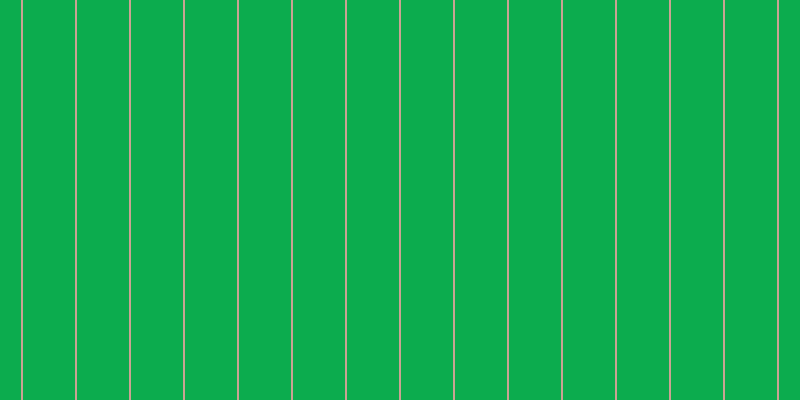 #0cac4e, #caa393 vertical lines, two pixels wide, fifty-two pixels apart
