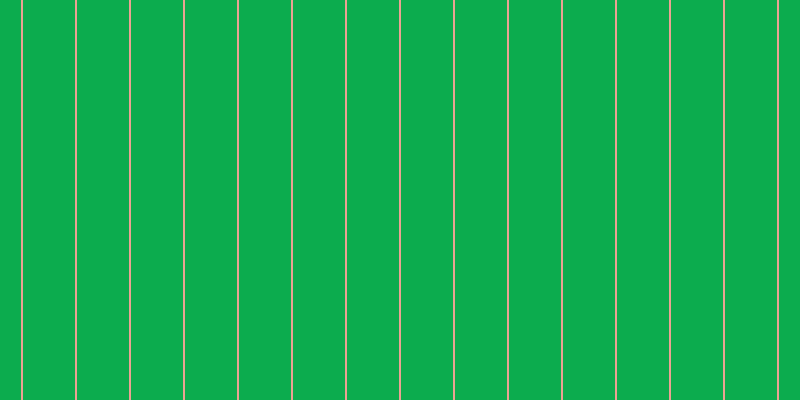 #0cac4e, #eba393 vertical lines, two pixels wide, fifty-two pixels apart