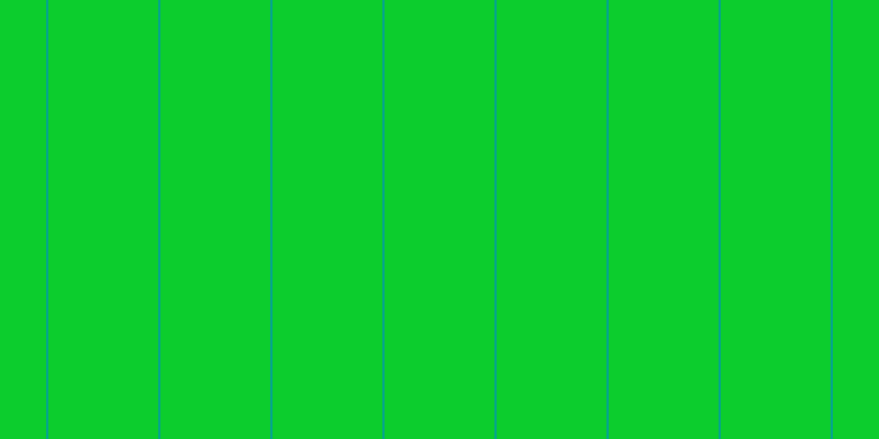 #0ccd2d, #04a393 vertical lines, two pixels wide, one hundred pixels apart
