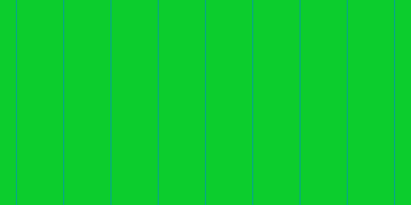 #0ccd2d, #04a393 vertical lines, two pixels wide, ninety pixels apart
