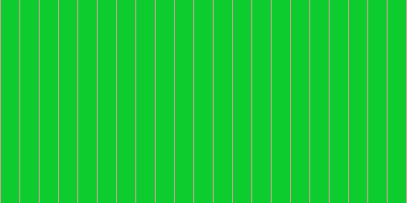 #0ccd2d, #caa393 vertical lines, two pixels wide, thirty-six pixels apart