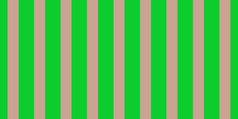 #0ccd2d, #caa393 vertical lines, thirty-seven pixels wide, fifty-two pixels apart