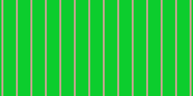 #0ccd2d, #caa393 vertical lines, eight pixels wide, fifty-two pixels apart