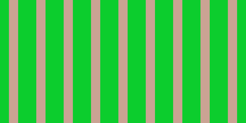 #0ccd2d, #caa393 vertical lines, thirty pixels wide, fifty-nine pixels apart