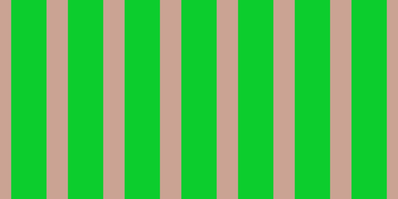 #0ccd2d, #caa393 vertical lines, forty-three pixels wide, seventy-one pixels apart