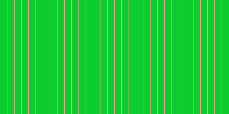 #0ccd2d, #eba393 vertical lines, two pixels wide, twenty-three pixels apart