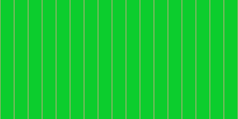 #0ccd2d, #eba393 vertical lines, two pixels wide, forty-five pixels apart