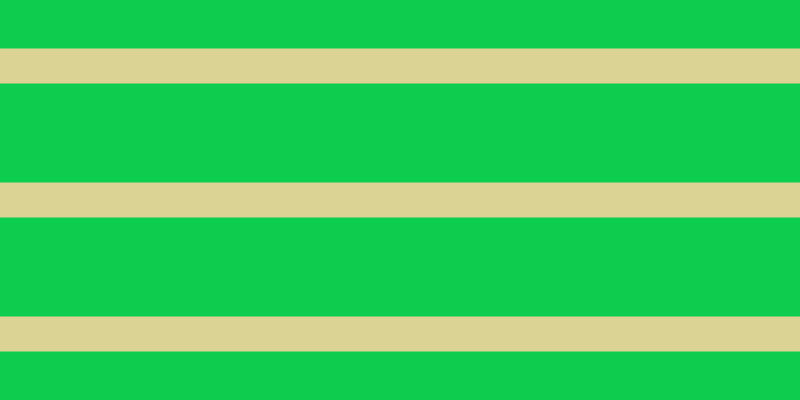 #0ccd4e, #dbd393 horizontal lines, thirty-five pixels wide, ninety-nine pixels apart