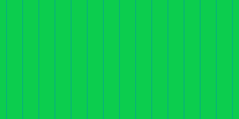 #0ccd4e, #04a393 vertical lines, two pixels wide, fifty-two pixels apart