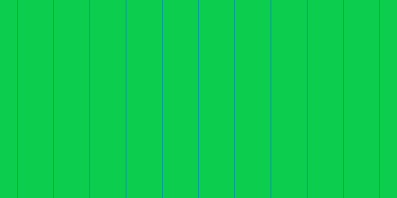 #0ccd4e, #04a393 vertical lines, two pixels wide, seventy-one pixels apart