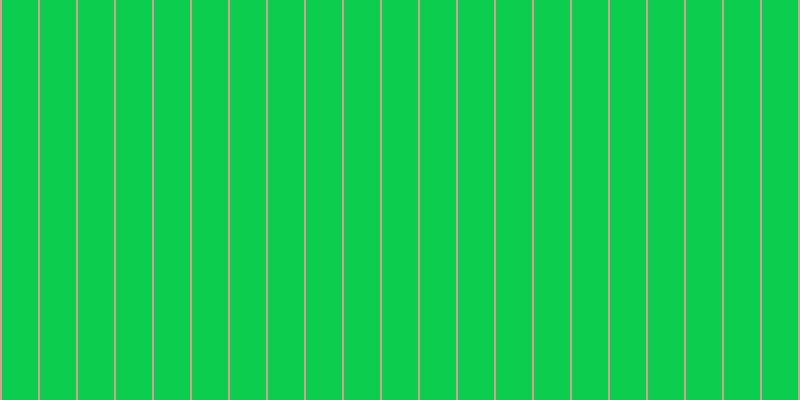 #0ccd4e, #caa393 vertical lines, two pixels wide, thirty-six pixels apart