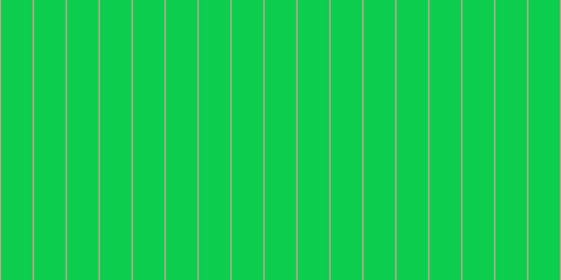 #0ccd4e, #caa393 vertical lines, two pixels wide, forty-five pixels apart