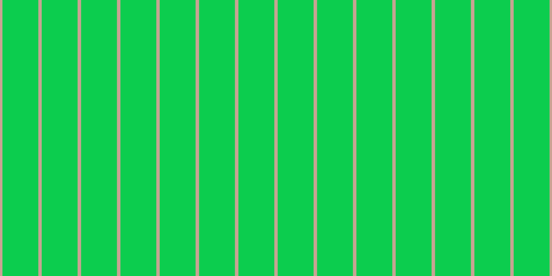 #0ccd4e, #caa393 vertical lines, five pixels wide, fifty-two pixels apart