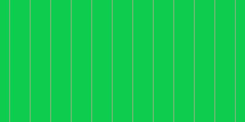 #0ccd4e, #caa393 vertical lines, two pixels wide, sixty-five pixels apart