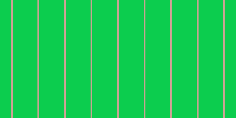 #0ccd4e, #caa393 vertical lines, six pixels wide, eighty-four pixels apart