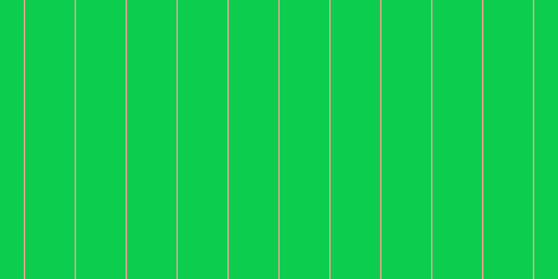 #0ccd4e, #eba393 vertical lines, two pixels wide, seventy-one pixels apart