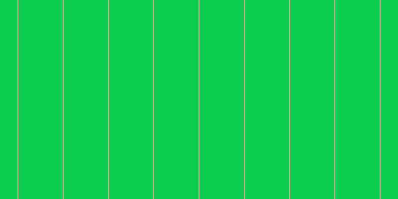 #0ccd4e, #eba393 vertical lines, two pixels wide, eighty-nine pixels apart