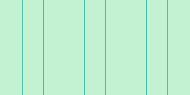 #0ccd4e (25%), #04a393 vertical lines, two pixels wide, eighty-five pixels apart