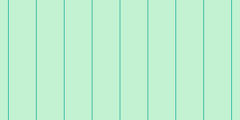 #0ccd4e (25%), #04a393 vertical lines, two pixels wide, ninety-one pixels apart