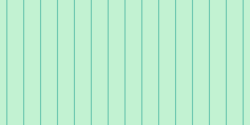 #0ccd4e (25%), #25a393 vertical lines, two pixels wide, fifty-two pixels apart