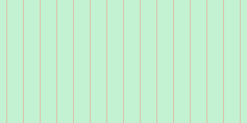 #0ccd4e (25%), #eba393 vertical lines, two pixels wide, fifty-two pixels apart