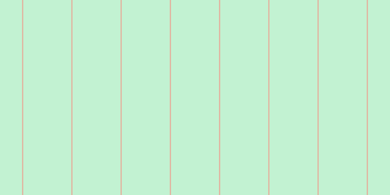 #0ccd4e (25%), #eba393 vertical lines, two pixels wide, ninety-nine pixels apart