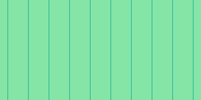 #0ccd4e (50%), #04a393 vertical lines, two pixels wide, eighty pixels apart
