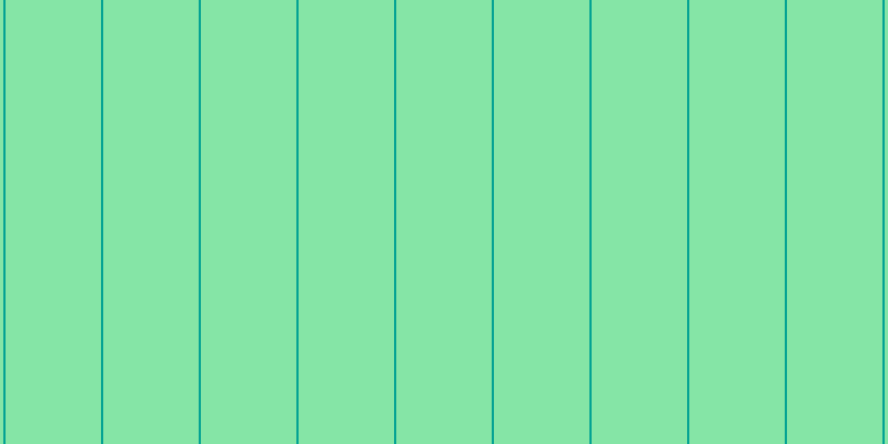 #0ccd4e (50%), #04a393 vertical lines, two pixels wide, eighty-six pixels apart