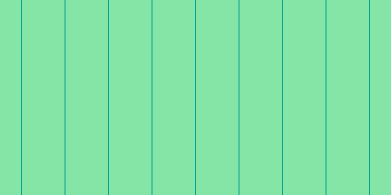 #0ccd4e (50%), #04a393 vertical lines, two pixels wide, eighty-seven pixels apart