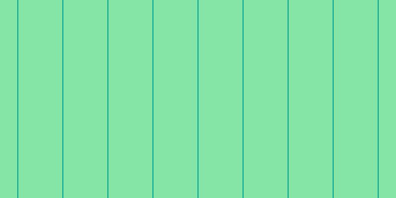 #0ccd4e (50%), #04a393 vertical lines, two pixels wide, eighty-nine pixels apart