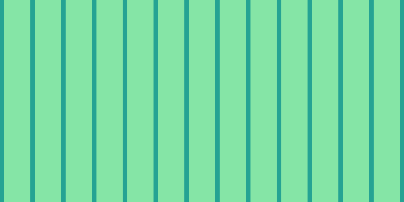 #0ccd4e (50%), #25a393 vertical lines, nine pixels wide, fifty-two pixels apart